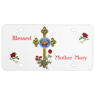Mother Mary licence plate