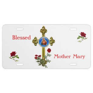 Mother MAry License Plate
