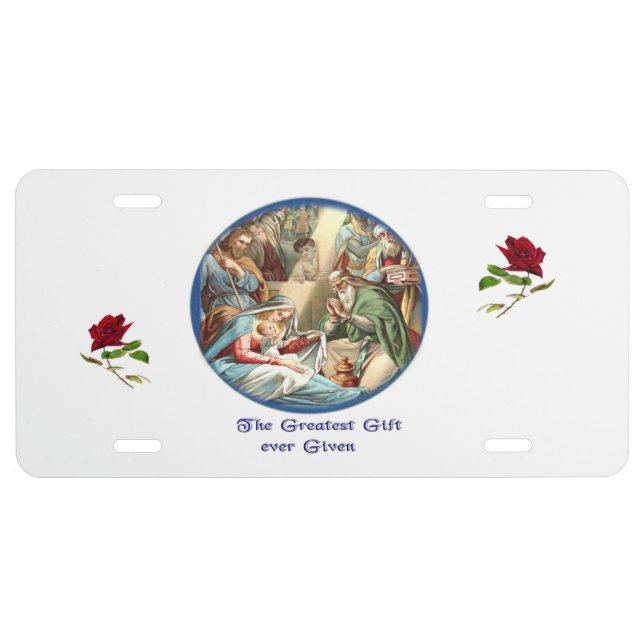 Mother Mary License Plate (Front)