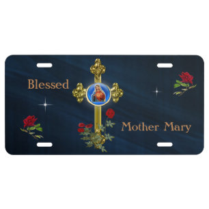 Mother Mary License Plate
