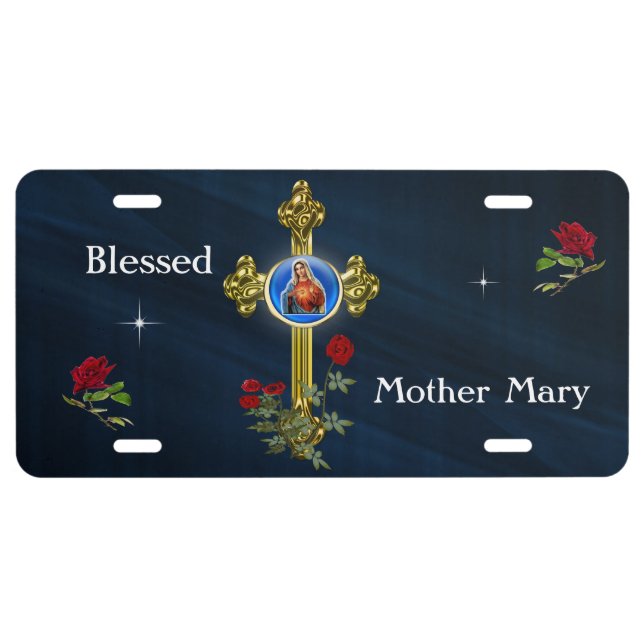 Mother MAry License Plate (Front)