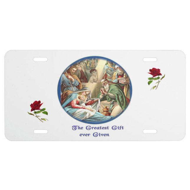 Mother Mary License Plate (Front)