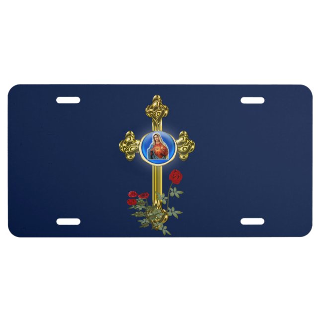 Mother MAry License Plate (Front)