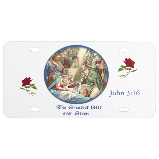 Mother Mary License Plate (Front)