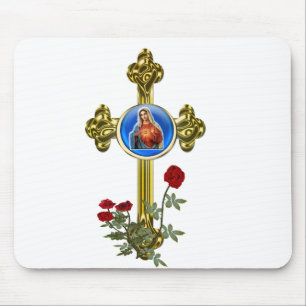Mother mary Mousepad