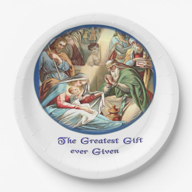 Mother Mary Paper Plates (Front)