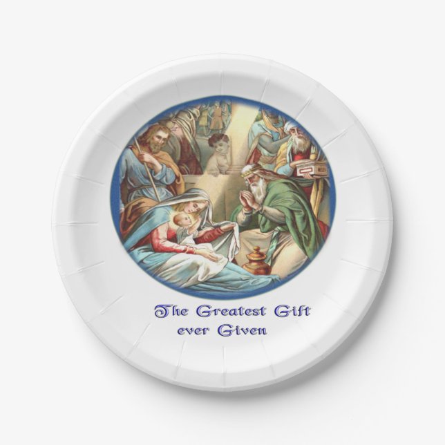Mother Mary Paper Plates (Front)