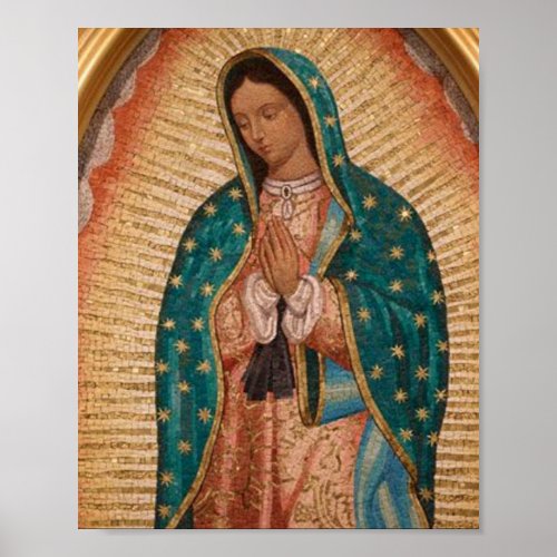 Mother Mary Portrait Poster