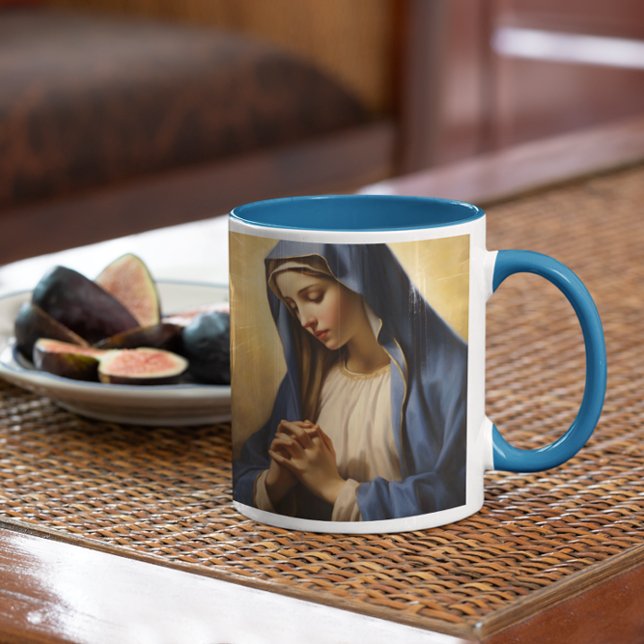 Mother Mary Praying version 5 Coffee Mug (Mother Mary Praying version 5 Coffee Mug
)
