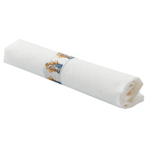 Mother Mary Religious Catholic Christian Baptism Napkin Bands