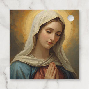 Mother Mary- Religious Occasions Foil Favor Tags