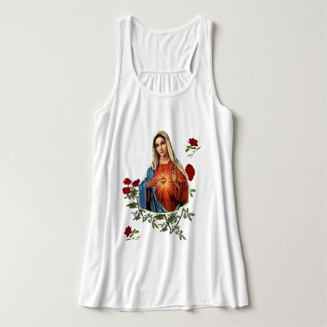Mother MAry Tank Top (Design Front)