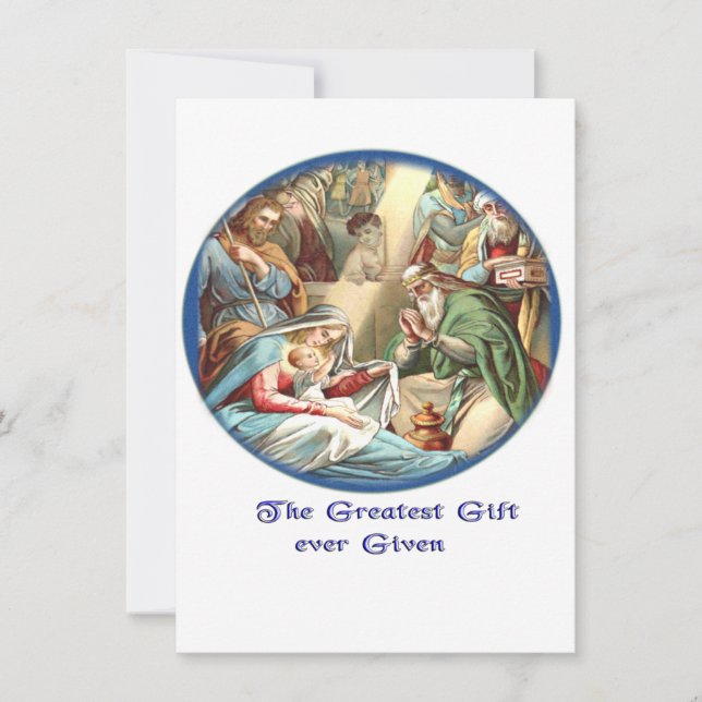 Mother Mary Thank You Card (Front)