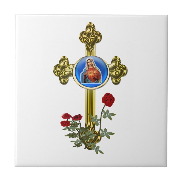 Mother MAry Tile (Front)
