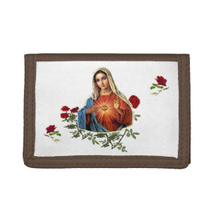 Mother Mary Tri-fold Wallet