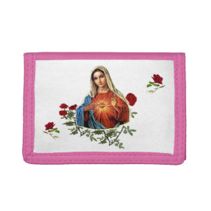 Mother Mary Tri-fold Wallet