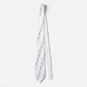 Mother Mary with Rosary Neck Tie
