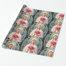 Mother mary Wrapping paper