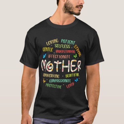 MOTHER Meaning Shirt I Love Mom Mothers Day Women