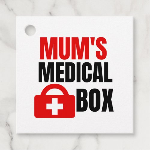 MOTHER medical kit   Favor Tags