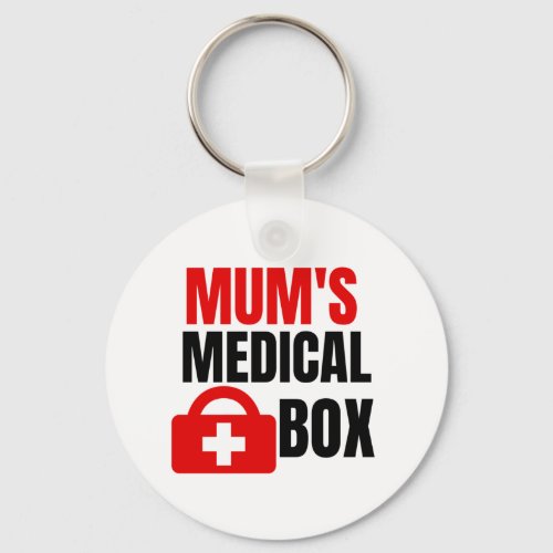 Mother medical kit   square sticker keychain