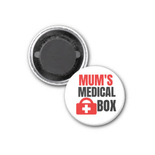 Mother medical kit   square sticker magnet