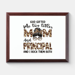 Mother Mom And Principal Mothers Birthday Award Plaque