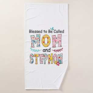 Mother Mom And Stepmom Birthday Bath Towel
