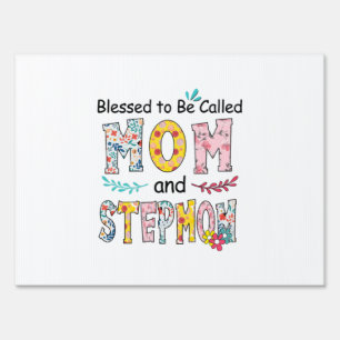 Mother Mom And Stepmom Birthday Sign