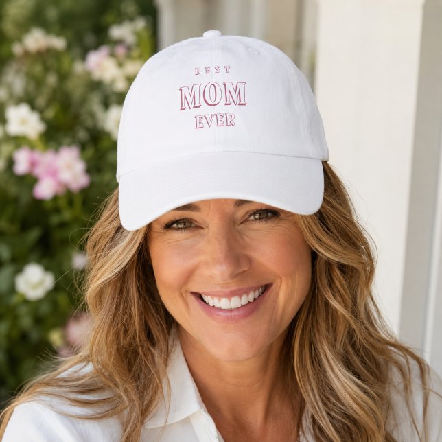 Mother mom best ever pink hat (Creator Uploaded)