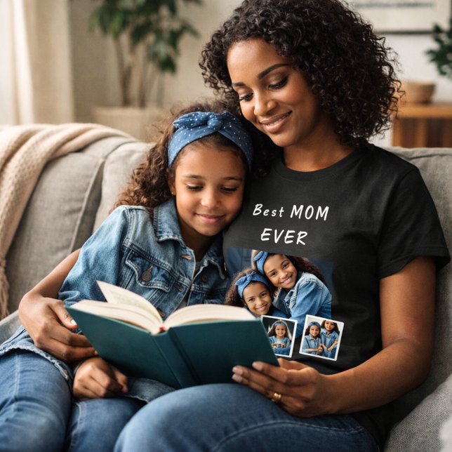 Mother mom family photo collage T-Shirt (Creator Uploaded)