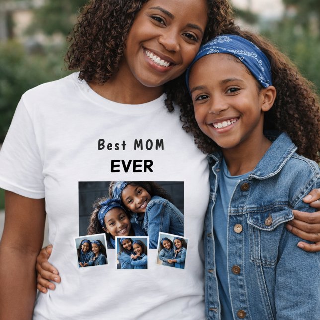 Mother mom family photo collage T-Shirt (Creator Uploaded)