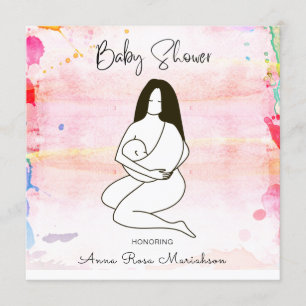 *~* Mother Mom Holding Baby Invitation