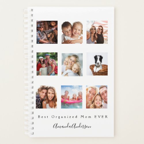 Mother Mom photo family collage 2024 Planner