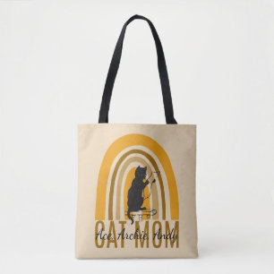 mother mommy cat mom names personalize tote bag