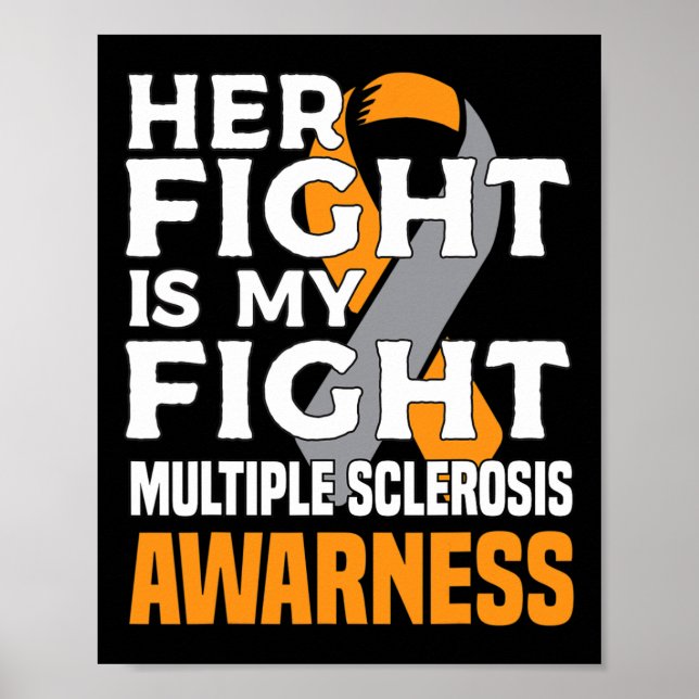 Mother Multiple Sclerosis Awareness Women Ms  Poster (Front)