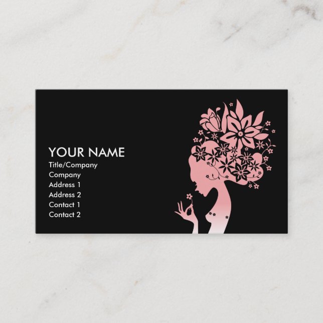 mother nature business card (Front)