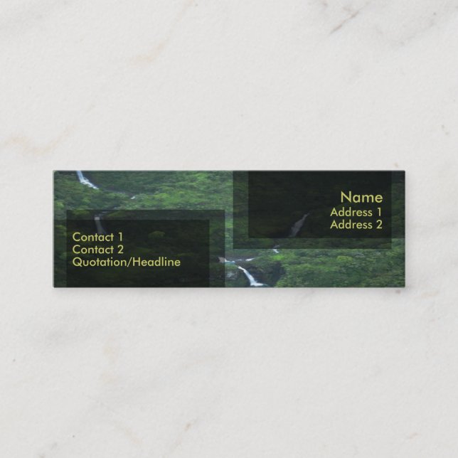 Mother Nature Business Card (Front)