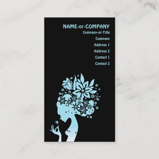 Customizable mother nature business card template
