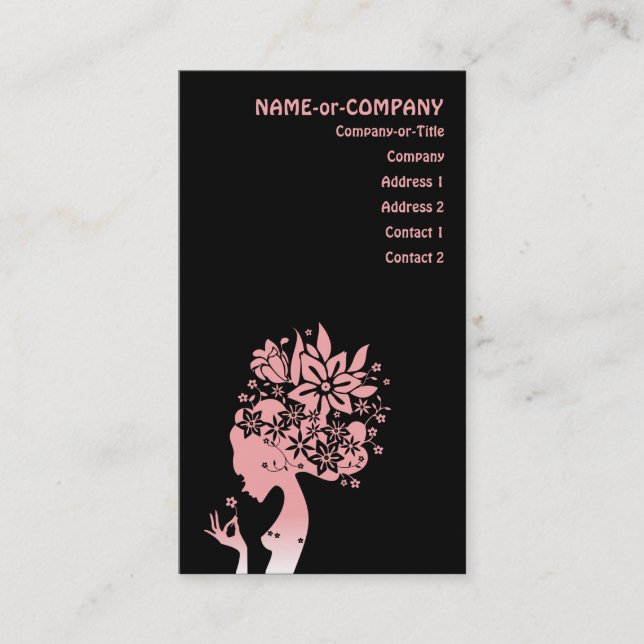 mother nature business card (Front)
