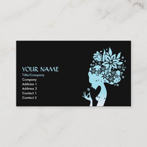 Customizable mother nature business card templates