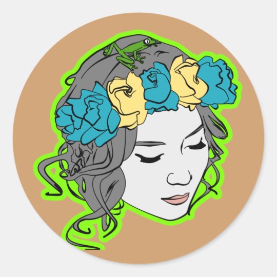 Mother Nature Classic Round Sticker