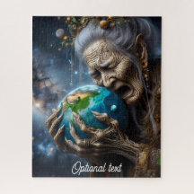 Mother Nature Grieving Earth