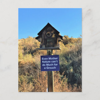 Mother Nature, Grouch Humor Postcard