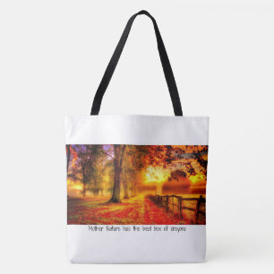 Mother Nature has the best box of crayons (Fall) Tote Bag