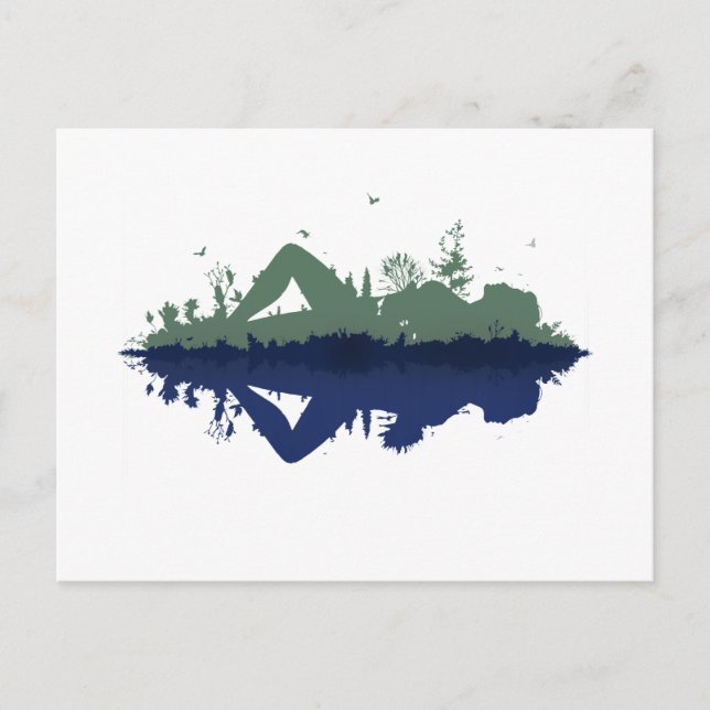 Mother Nature Invitation Postcard (Front)