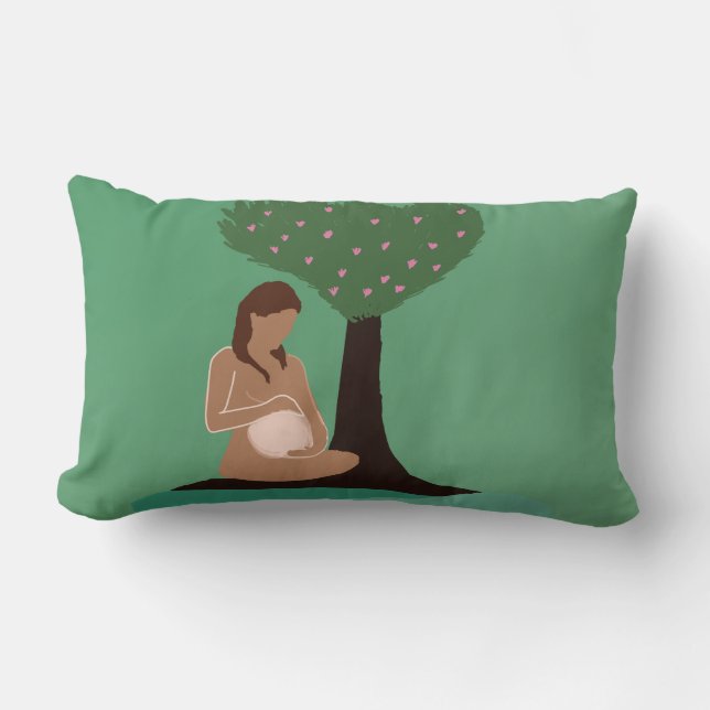 Mother Nature Lumbar Pillow (Front)