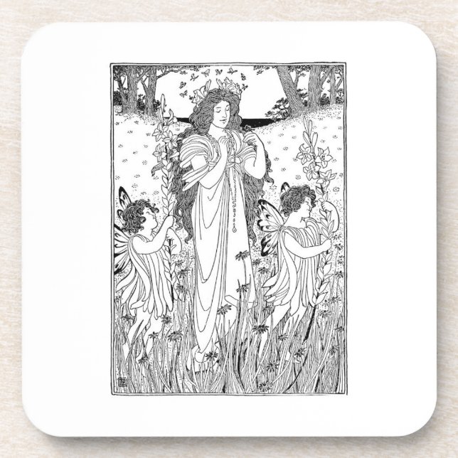 Mother Nature Summer Beverage Coaster (Front)