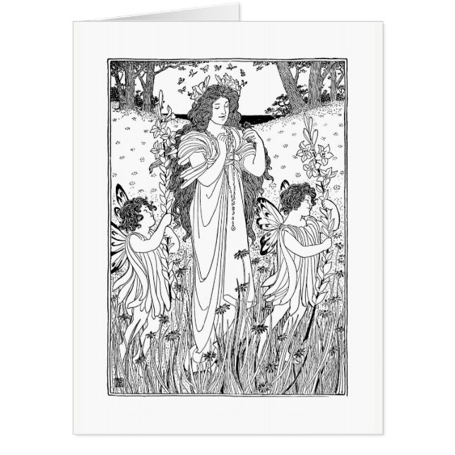 Mother Nature Summer Card (Front)