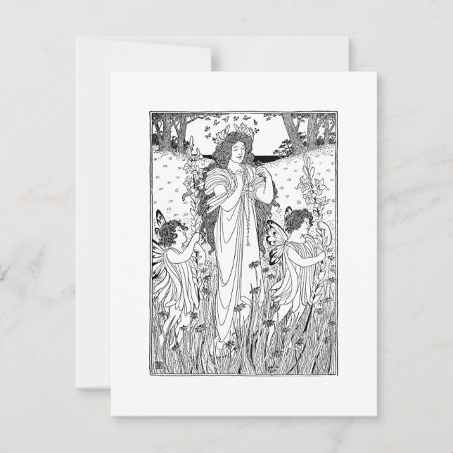 Mother Nature Summer Holiday Card (Front)